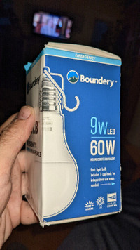 Boundary Emergency Power LED Light Bulb “EBULB”