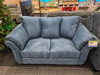 RAINE COBALT BLUE LOVESEAT, View more