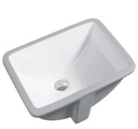 Undermount White Ceramic Sink