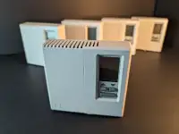 Cinq thermostats électroniques programmables Aube TH101A-40