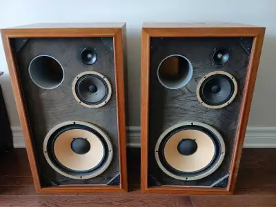 Sansui 山水サンスイ 3Way speaker system SP-100 Pair of Sansui SP-100 3 Way Speakers Vintage Tested Working