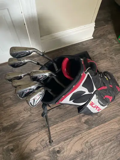 Taylor Made Golf club set with Tees and balls, View more
