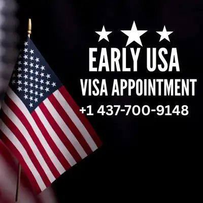 EARLY USA VISA appointment dates are available , View more
