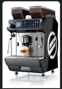 Saeco Dual Coffee Maker with wand and Digital Touch screens