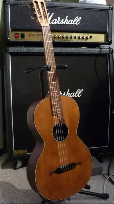 1893 Parlor Guitar, View more