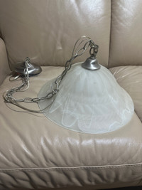chandelier light with other light available 