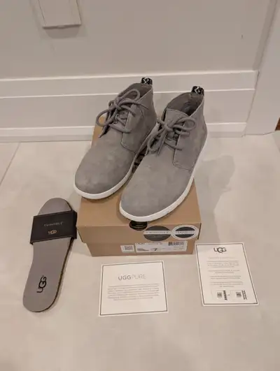 UGG Australia Men's Freamon Suede Chukka Boots Sealed Gray Size7, View more