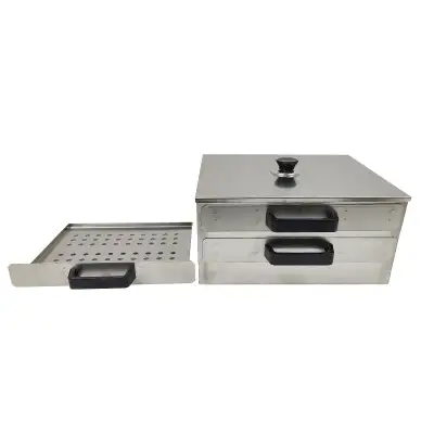 2 Layer Steamer cooker Rice Noodle Roll Machine 3 Tray 032421, View more