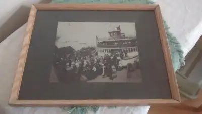 Vintage Framed Photograph of Toronto Ferry, View more
