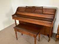small size piano and bench free