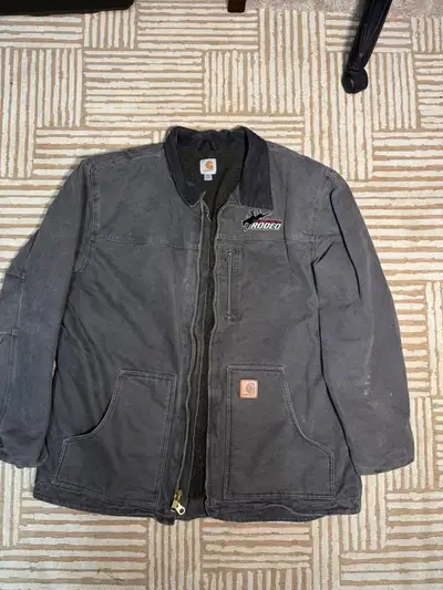 Vintage Carhartt Sherpa-Lined Ridge Jacket C61 DKB Men’s XL Tall, View more
