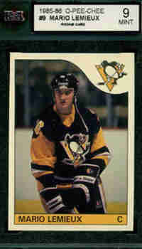 Cartes hockey Mario Lemieux RC KSA9 Mint!!! 