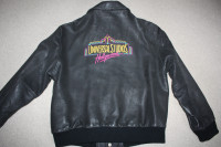 Universal Studios Leather Jacket / Coat. Size Large. Vintage