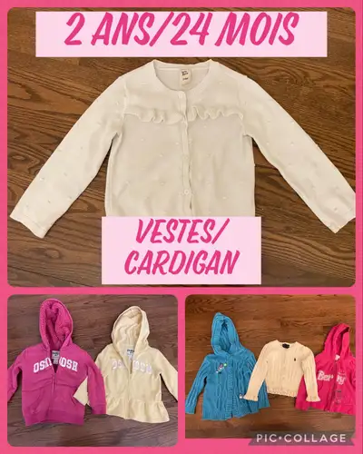 Fille 2 ans / 24 mois vestes et cardigans Oshkosh, View more