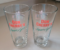 Vintage Anchor Hocking Molson Canadian Don Cherry's 20oz Glasses