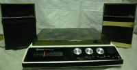 Vintage Detson mini stereo with turntable