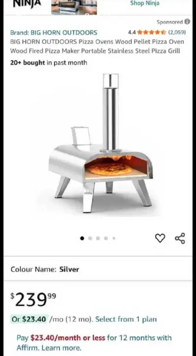 Bighorn Outdoors Pizza Oven, View more