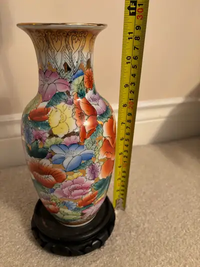 Chinese Floral Vase, View more