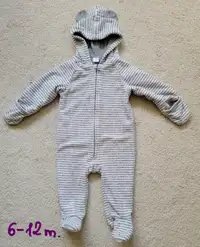 Cute spring/fall/winter bodysuits and clothes for the boy 0-12 m
