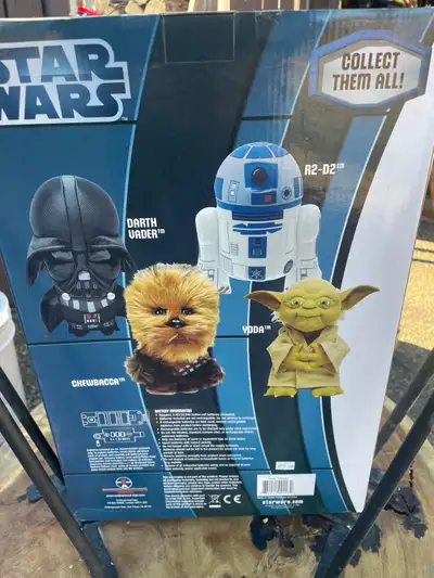 Brand New DARTH Vader deluxe talking character plush Still in box never removed Paid 60.00 new in 20...