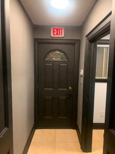 One private bedroom apartment on Main floor ready to move in