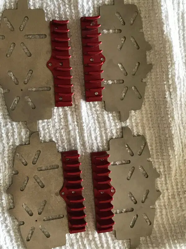 Ducati Brake pad Red heat sink radiator plates BPR01A CNC in Other in Barrie - Image 6