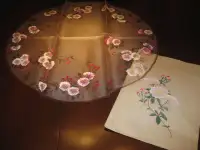 Vintage Numbered Doily Table Covers