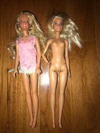 Lot of 2 Barbie Dolls one with Outfit