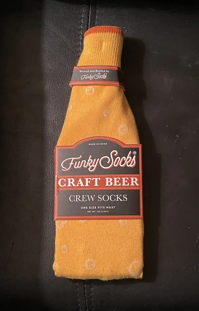 Funky Socks Craft Beer Crew Socks in Other in City of Toronto - Image 2