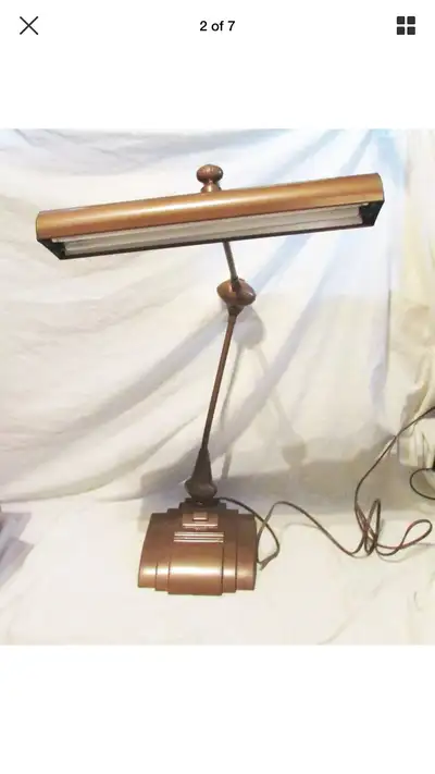 VINTAGE MCM FLEXO DESK LAMP ARCHITECT DRAFTING ARTIST ARTICULATING SWING ARM Works great, stands alm...