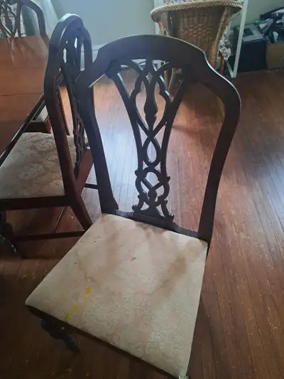 FREE!  Dining room table and six chairs, View more