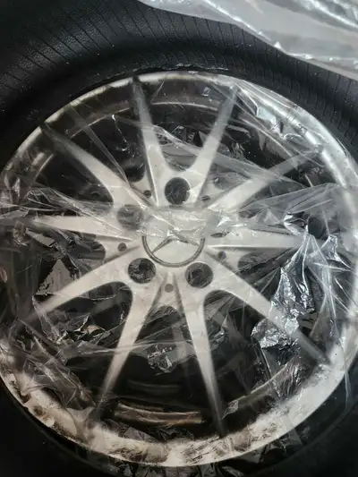 2014-2019 MERCEDES BENZ CLA250 MAZZINI ALL season tire mounted on alloy wheel (225/45R17) original O...