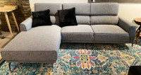SALE! Modular Fabric Grey Sofa