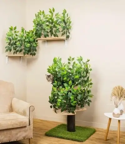 NIB cat tree & 2 wall shelves bundle, View more