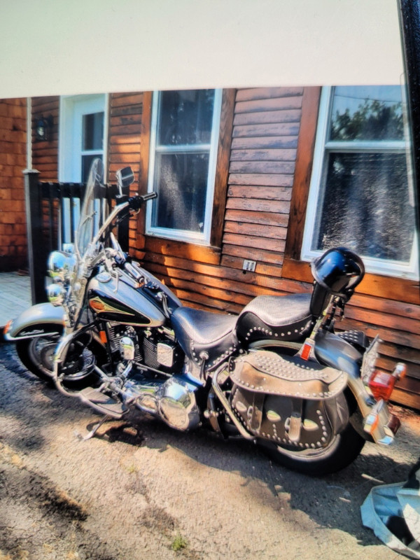 1997 Heritage softail classic 23000km new battery one owner in Street, Cruisers & Choppers in Fredericton - Image 2