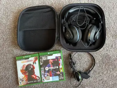 Turtle Beach Headset and Xbox Games, View more