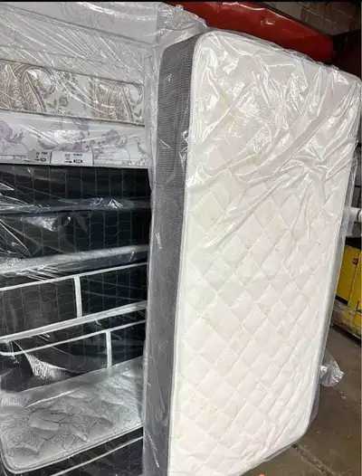 Brand new mattresses and bed frame !! Fast delivery