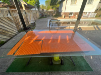 Rectangle table glass cover