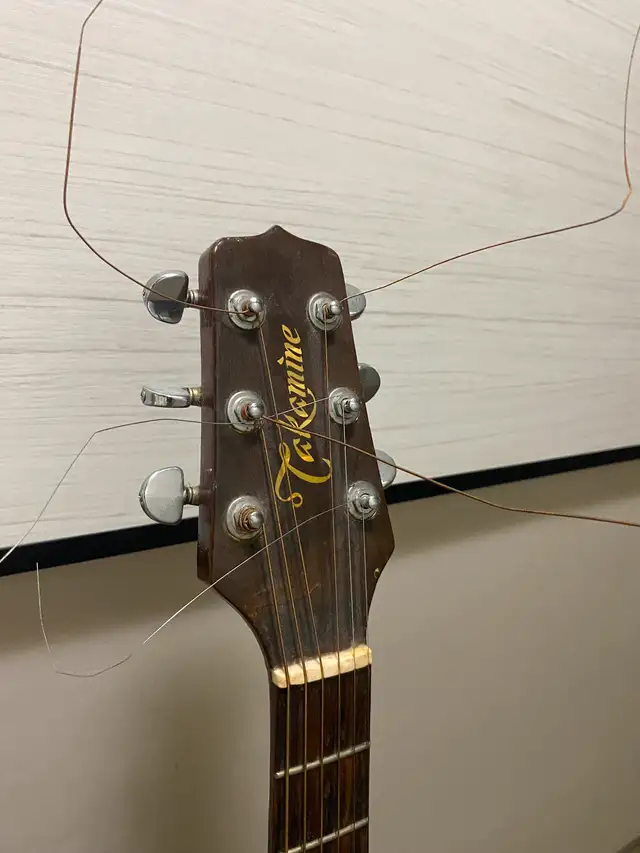 Takamine acoustic/electric guitar with extras in Guitars in City of Toronto - Image 4