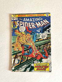 BD Marvel The Amazing Spider-Man, Molten Man,#133, Année 1974