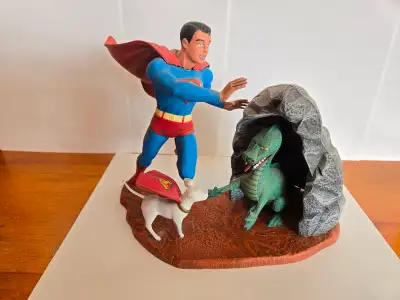 1974 Aurora Comic Scenes Superboy Beautiful Pro Build + Airbrush, View more