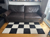 Genuine leather sofa and Patio Set