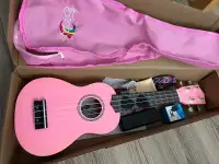 Ukulele Beginner Kit for Adult Kids-pink