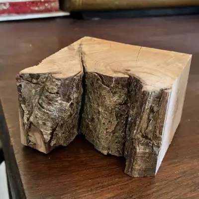 $5  Figured wood paperweight Knick knack Burl East York, View more