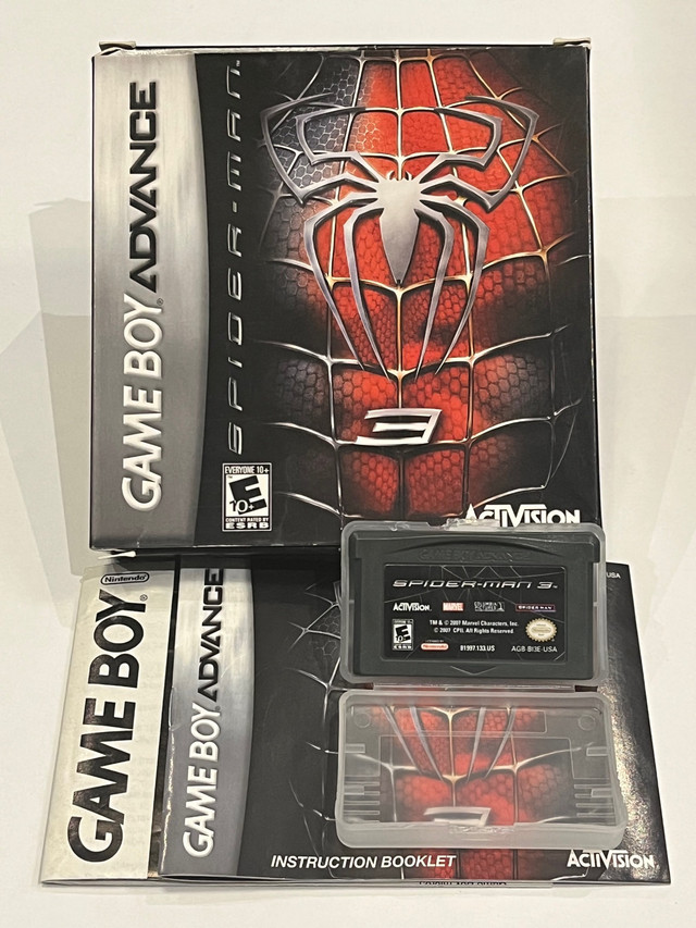 GBA/    Spider-Man 3/   Complete In Box/  Game Boy Advance in Arts & Collectibles in Markham / York Region - Image 2