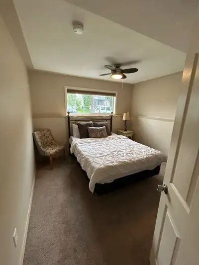 Month to month, until April 30th. NW, HIDDEN VALLEY. Walk-out. 1 Private parking spot, additional st...