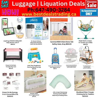 Baby Item Liquidation Sale, View more