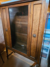 Walnut Depression China cabinet 