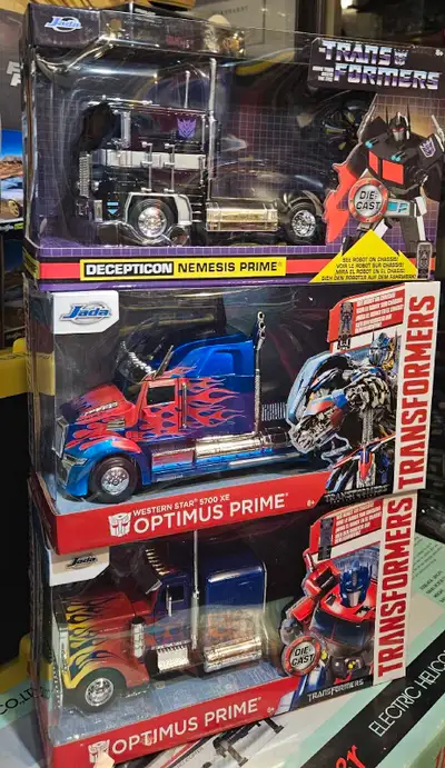 --IF THE AD IS UP ITS AVAILABLE---- TRANSFORMERS 3 TRUCK COLLECTION ( $160.00 FIRM ) FOR ALL 3 TRUCK...