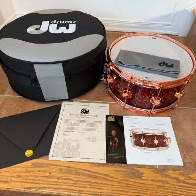DW 14×6.5 Collector’s Snare Drum Neil Peart “The Time Machine”, View more